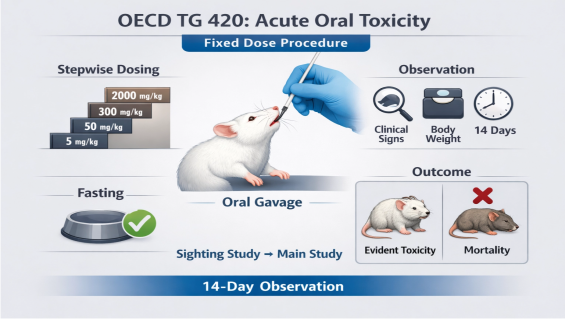 帷鈊檢驗科技股份有限公司_OECD TG-420 大鼠口服急毒性試驗