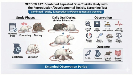 帷鈊檢驗科技股份有限公司_OECD TG-422 結合重複劑量毒性研究與生殖／發育毒性篩選試驗