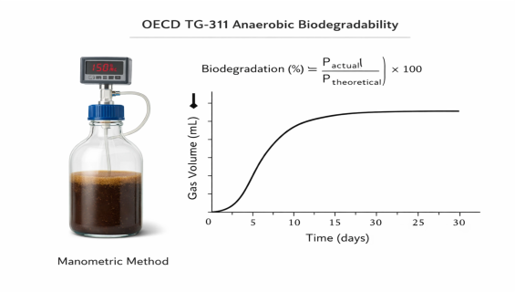帷鈊檢驗科技股份有限公司_OECD TG-311 消化汙泥中厭氧生物降解－測定氣體產生法
